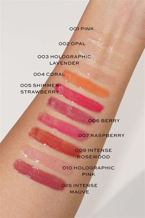 dior lip glow cost|Dior lip gloss color chart.